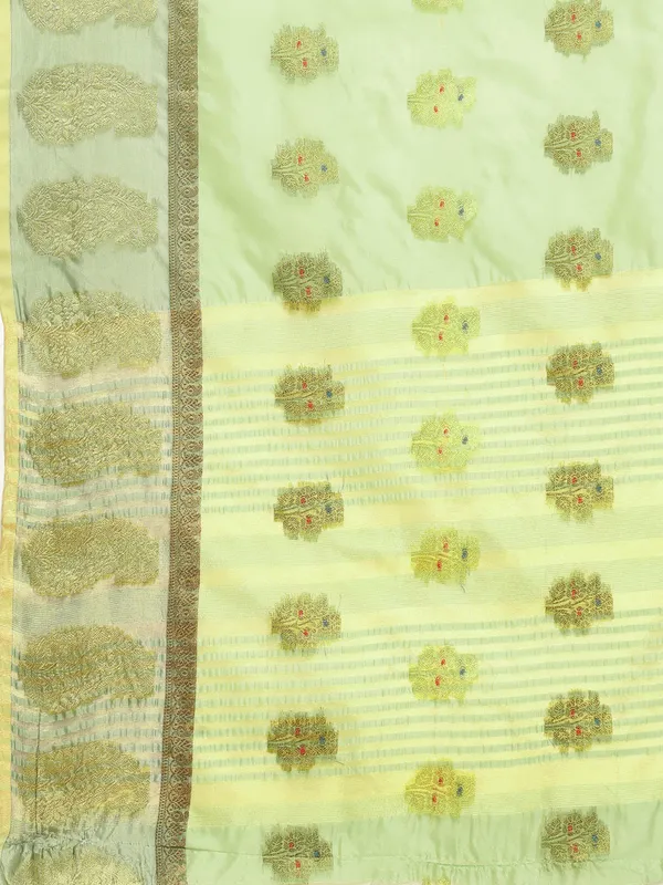 See_Green_Organza_Silk_Saree